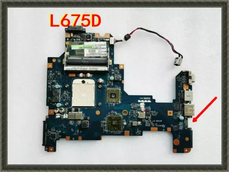 Для ноутбука Toshiba L670D, L675D, K000103970, материнская плата DDR3, телефон K000103980, полностью протестирована