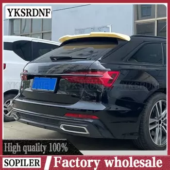 Для нового Audi A6 Avant C8 2019-2022 A6 Allroad спойлер из АБС-пластика крылья багажника автомобиля задний спойлер A6 аксессуары предназначенные для украшения