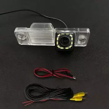 Для Opel Antara 2011 2012 2013 HD Беспроводная Автомобильная CCD задняя камера рыбий глаз 8 12 Светодиодный динамический кронштейн ночного видения Водонепроницаемая парковка