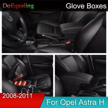Для Opel Astra H 2008-2011 ящик для хранения в подлокотнике автомобиля внутренние запасные части для хранения подлокотников аксессуары USB