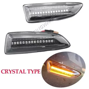 Для Opel Astra J 2009 2010 2011 2012 2013 2014 2015, динамический боковой габаритный сигнал светильник последовательная лампа поворота