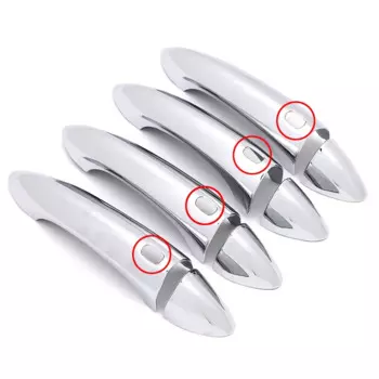 Для Opel Insignia B Astra K Ampera-e внешняя модификация автомобиля хромированная боковая дверная ручка крышка декоративная накладка защитная наклейка