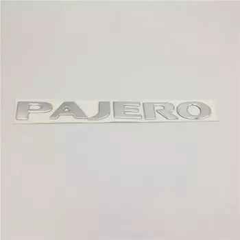 Для Pajero V31 V32 V33 задний багажник, задняя дверь, запасное колесо, эмблема, логотип, наклейки на табличку