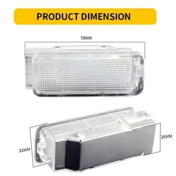 Для Peugeot 1007 206 207 306 307 308 3008 406 407 5008 607 806 12 В светодиодный багажник, внутреннее освещение багажника, бардачок, лампа
