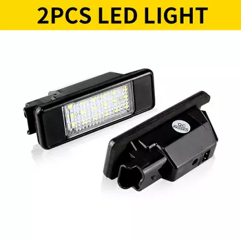 Для Peugeot 106 1007 207 307 308 3008 406 407 508 607 Для citroen C2 C3 C4 C5 C6 C8 DS3 освещение номерного знака Лампа номерного знака