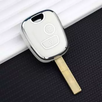 Для Peugeot 106 107 206 207 307 для Citroen C1 C2 C3 C4 XSARA PICASSO для Toyota AYGO 2 защитный чехол для автомобильного ключа из ТПУ
