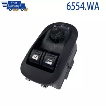 Для Peugeot 206 207 306 Citroen C2 Jumpy Fiat Scudo Exper 1993-2017 переключатель управления зеркалом электрического окна 6554WA автомобильные аксессуары