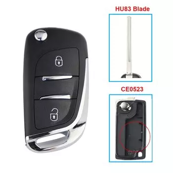 Для Peugeot 207 206 307 308 407 208 306 107 406 807 Партнер для Citroen C2 C3 C4 C5 C6 C8 Xsara Berling удаленный корпус автомобильного ключа