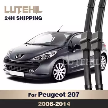 Для Peugeot 207 207CC 207SW CC SW 2006-2014 2007 2008 передние щетки стеклоочистителя лобовое стекло щетка для лобового стекла 26 "+ 17"