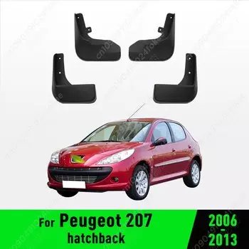 Для Peugeot 207 хэтчбек 2006, 2007, 2008, 2009, 2010, 2011, 2012 2013, крыло, брызговики, брызговики, брызговики, автомобиль