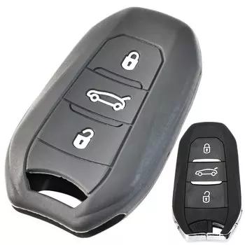 Для Peugeot 208 308 508 3008 5008 для Citroen C4 Picasso DS3 DS4 DS5 DS6 Силиконовый чехол для дистанционного ключа с 3 кнопками