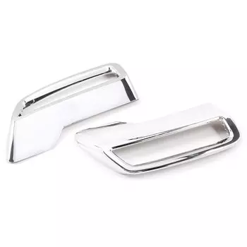 Для Peugeot 3008 4008 5008 2017-22 задняя выхлопная труба автомобиля, глушитель, декоративная крышка, АБС-пластик, серебристый, внешние аксессуары