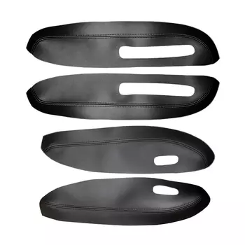 Для Peugeot 307 2004 2005 2006 2007 2008 2009 2010 2011 2012 2013 панель дверной ручки автомобиля подлокотник кожаный чехол отделка Аксессуары