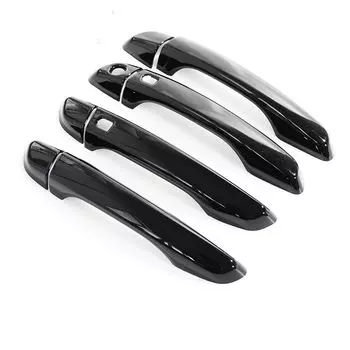 Для Peugeot 508 508sw 508RXH 2012 2013 2014 2015 2016 2017 2018 глянцевая черная Автомобильная дверная ручка крышка наклейка аксессуары