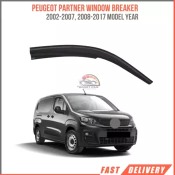 Для PEUGEOT PARTNER 2002-2007, PARTNER TEPEE 2008-2017, стеклянный спойлер из 4 предметов, защита от дождя, спортивный аксессуар