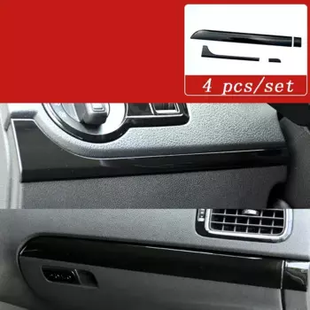 Для Polo, полный комплект, внутренняя черная наклейка на розетку приборной панели автомобиля, накладка переключения передач для Volkswagen Polo 2011-2018 6R 6C MY15