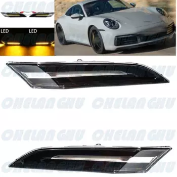 Для Porsche 911 992 2020 2021 2022 2023 2024 1 пара Маркер СВЕТОДИОДНЫЙ сигнал поворота лампа ретранслятор 992953041C 992953042C