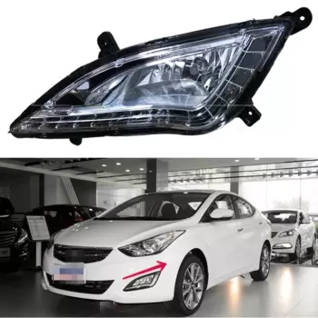 Для применимых противотуманных фар Hyundai Rondo 2014-2015, передние противотуманные фары Rondo, дневные ходовые огни, автомобильные аксессуары