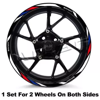 Для R1250RS F900R/XR F800R S1000XR/RR/R R nine t R1200R G310R K600GTL наклейка на колесо мотоцикла, обод в полоску, наклейка, аксессуары