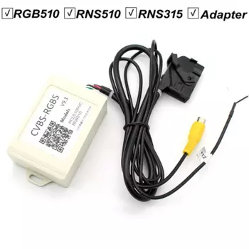 Для RCD510 RNS510 RNS315 RCD RNS 510 315 Адаптер конвертера камеры заднего вида CVBS к RGBS RGB Box