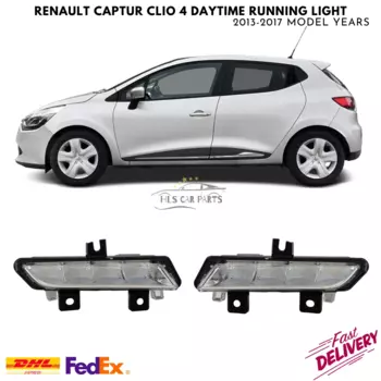 Для Renault Captur Clio 4, дневные ходовые огни 2013-2017, правый и левый 2 шт., спортивный костюм, дневные ходовые огни 266003864R 266059493R