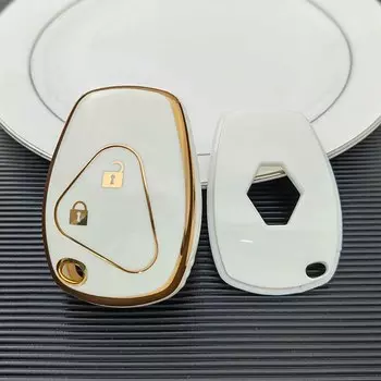 Для Renault Clio Trafic ФОБ Передняя панель Kangoo Dacia Duster Sandero 2/3 кнопки ТПУ ФОБ Внешняя защита