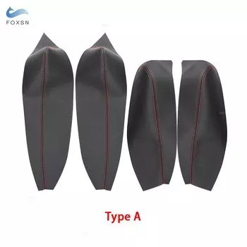 Для Renault Fluence 2008-2016 4 шт., кожа из микрофибры, Стайлинг автомобиля, внутренняя дверь, подлокотник, панель, защитная накладка