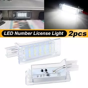 Для Renault Grand Scenic 2 3 Grand Modus Laguna Sport Tourer 2 3 Espace 4 Latitude L70 Zoe Светодиодные лампы освещения номерного знака