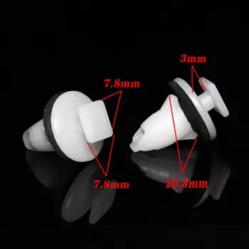 Для Renault Koleos Fluence, Scenic Megane Автомобильный Дверной отражатель зеркало отделка панели защитная пластина зажим пластиковые крепежные зажимы