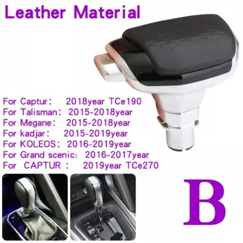 Для Renault Scenic Koleos Kadjar 2015-2021 талисман Megane Captur автоматическая хрустальная ручка переключения передач ручка переключения головки рычага переключения передач