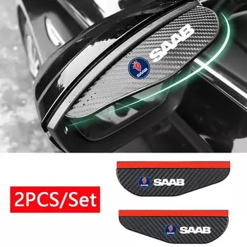 Для Saab Scani 93 94 95 99 900S 9000 Hirsch 93X 94X 95X Aero автомобильное зеркало заднего вида дождь брови непромокаемые аксессуары Декор
