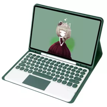 Для Samsung Galaxy Tab S8 11 дюймов 2021 S7 11 дюймов кожаный откидной чехол-подставка + внутренний чехол из ТПУ с клавиатурой Bluetooth
