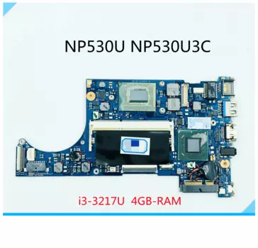 Для Samsung NP530U NP530U3C NP532U3C NP530U3B NP535U3C материнская плата для ноутбука с процессором Core i3 i5 i7 4GB-RAM 100% тестовая работа