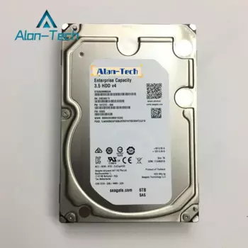 Для Sea-gate ST6000NM0034 6TB 7,2 K 3,5 "12Gbps Cache 128MB 6000 GB SAS жесткий диск 90% новый