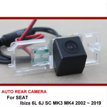 Для SEAT Ibiza 6L 6J SC MK3 MK4 2002 ~ 2019 камера заднего вида ночного видения камера заднего вида автомобильная камера заднего вида HD CCD