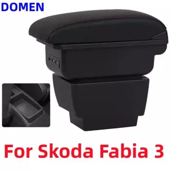 Для Skoda Fabia 3, подлокотник для Skoda Fabia III Combi, автомобильный подлокотник, детали для модернизации, ящик для хранения, автомобильные аксессуары 2015-2020