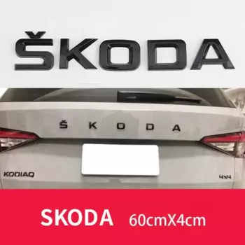 Для Skoda FABIA KAMIQ KAROQ KODIAQ OCTAVIA RAPID SUPERB YETI багажник автомобиля буквы эмблема логотип наклейка передний задний значок аксессуары