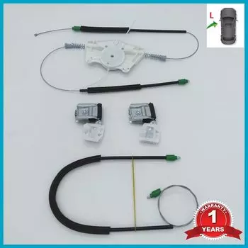 Для Skoda Fabia MK1 2000 2001 2002 2003 2004 2005 2006 2007 2008 автомобильный электростеклоподъемник комплект для ремонта передняя левая сторона