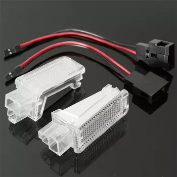 Для Skoda Fabia Octavia Roomster Superb Rapid Kodiaq для автомобиля Porsche белая светодиодная подсветка дверь багажник Footwell перчатка светильник лампа