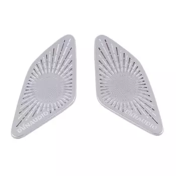 Для Skoda Karoq 2018 2019 2020 автомобильный Стайлинг нержавеющая сталь автомобильная дверь аудио динамик декоративная крышка отделка 3D наклейка