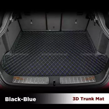 Для Skoda Kodiaq 5-местный 2019-2025 24 23 22 21 20 3D коврик в багажник автомобиля, коврик для багажника, аксессуары для интерьера, чехол