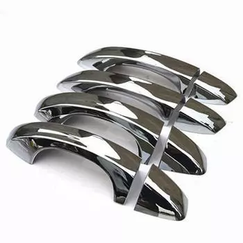 Для Skoda Octavia A7 VW Golf 7 2014 2015 2016 2017 2018 2019 Новая хромированная накладка на боковую дверную ручку автомобиля, наклейка, аксессуары