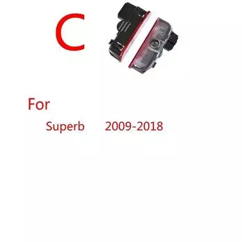 Для Skoda VRS Superb B8 B6 B5 3U 3V 3T Octavia A5 A7 2005-2024 2013 2022 2021 2020 Аксессуары Автомобильный светодиодный проектор с логотипом двери