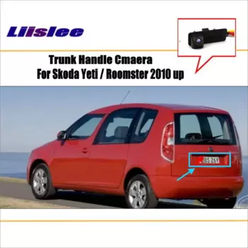Для Skoda Yeti/Roomster 2010 Автомобильная задняя парковочная камера заднего вида HD камера ПЗС RCA NTST PAL Автомобильная камера багажника OEM