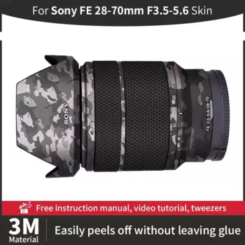 Для Sony 28 70 мм кожа Sony FE 28-70 мм F3,5-5,6 кожу объектива камеры против царапин наклейка на объектив камеры защитная пленка