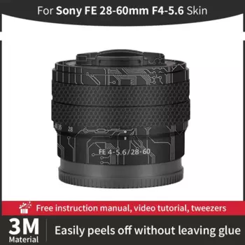 Для Sony FE 28-60 мм F4-5.6 кожух объектива камеры Sony 28 60 мм кожа против царапин наклейка на объектив камеры защитная пленка