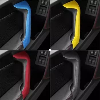 Для Subaru BRZ Toyota 86 2013-2020, внутренняя дверная ручка, рамка, подлокотник, крышка, отделка двери, подлокотник, панель, черный, серый