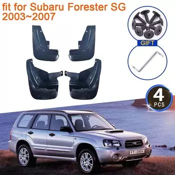 Для Subaru Forester SG 2003 2004 2005 2006 2007 Брызговики Брызговики Передние и задние колеса Аксессуары для расширителей крыльев 2008