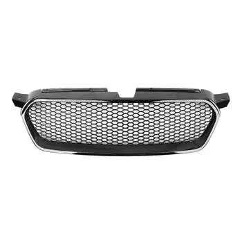 Для Subaru Legacy 2008-2009 передняя решетка гоночная решетка из углеродного волокна/глянцевый/матовый черный верхний бампер сетка капота