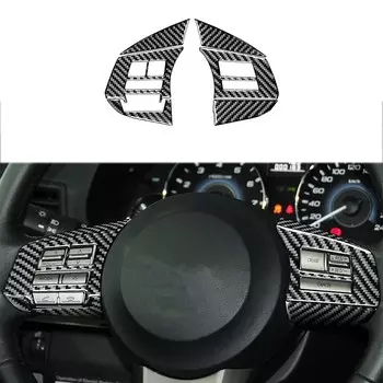 Для Subaru Legacy 2010-2014, кнопки из настоящего углеродного волокна для автомобиля, панель переключателя, крышка, отделка, наклейка, аксессуары для интерьера автомобиля